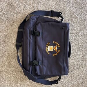 United States Air Force Navy Blue Messenger Bag